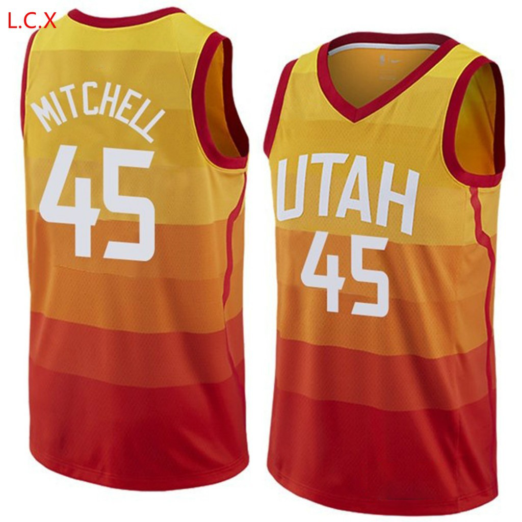 New Mitchell Jersey Utah Jazz #45 