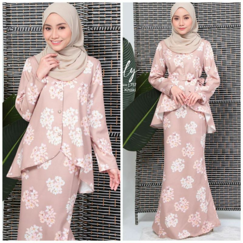 Norly Kurung Moden 757 Baju  Kurung Murah Kurung Kaftan  