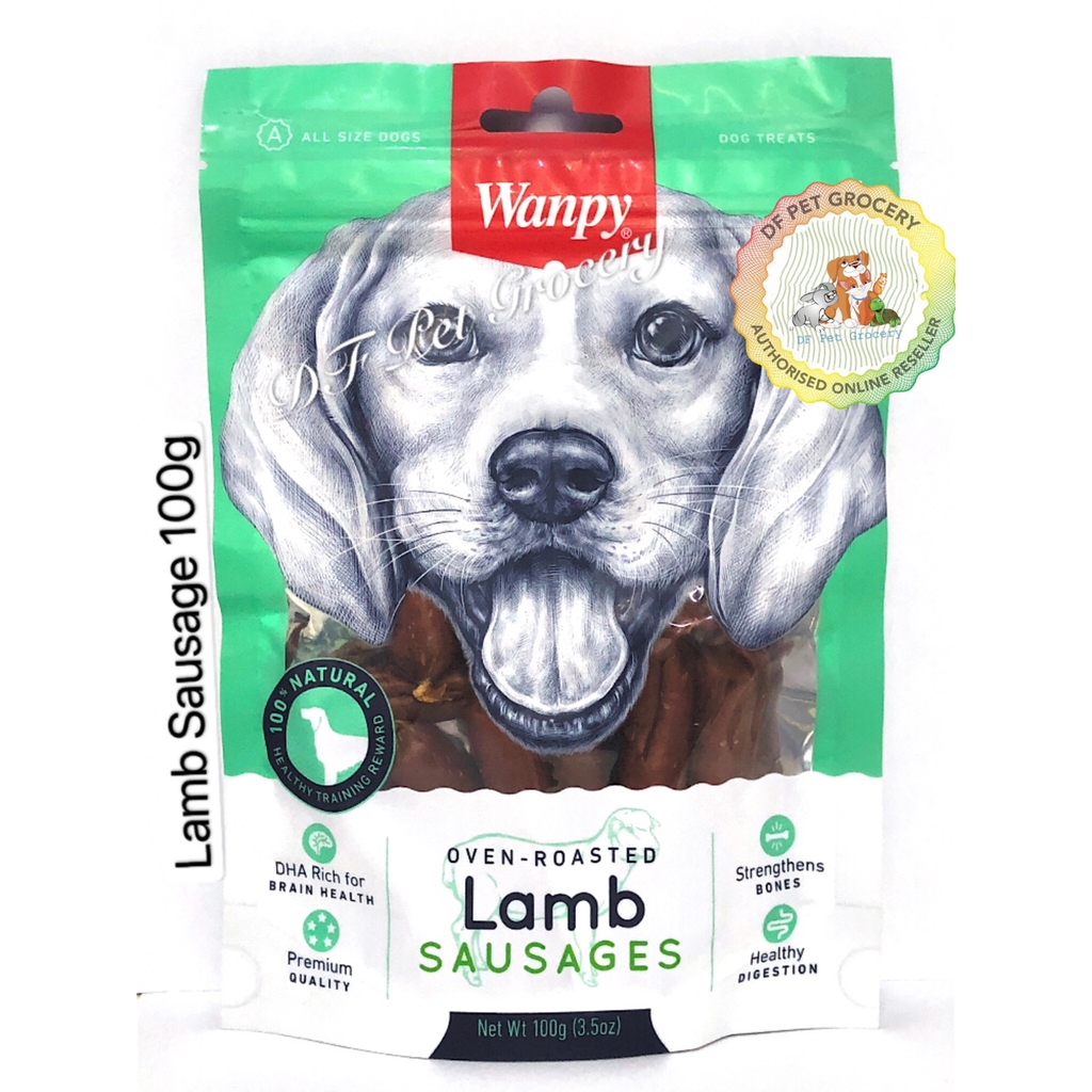Wanpy Lamb Sausages 100G Dog Treat Dog Sausages Dog Food Shopee
