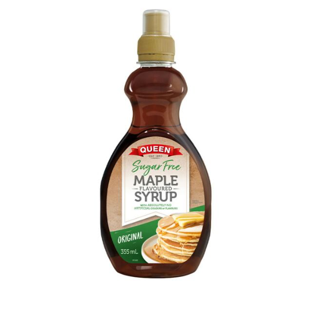 QUEEN SUGAR FREE MAPLE FLAVOURED SYRUP 355ML