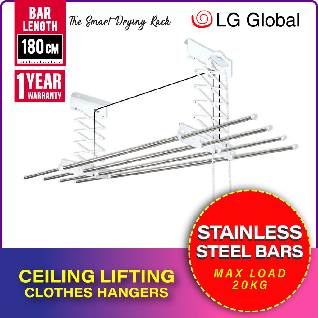 Ceiling Lifting Drying Rack Lg Cs4180s Ceiling Ball Bearing Chain System Hanger