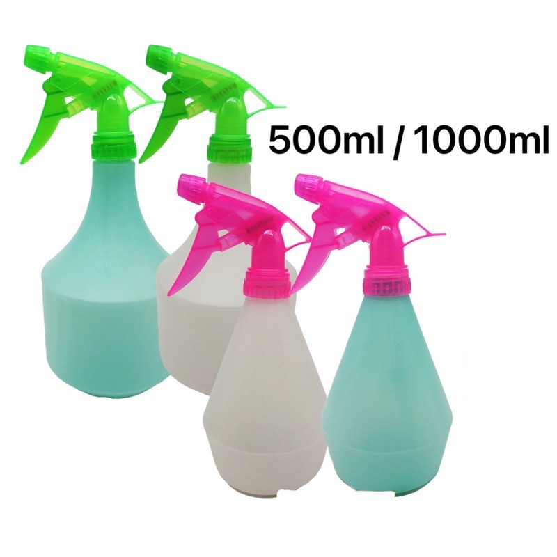 Plastic Sprayer Water Trigger Sprayer Rechargeable 500 ml 12 Pieces ULTECHNOVO Rechargeable Empty Spray Bottle 