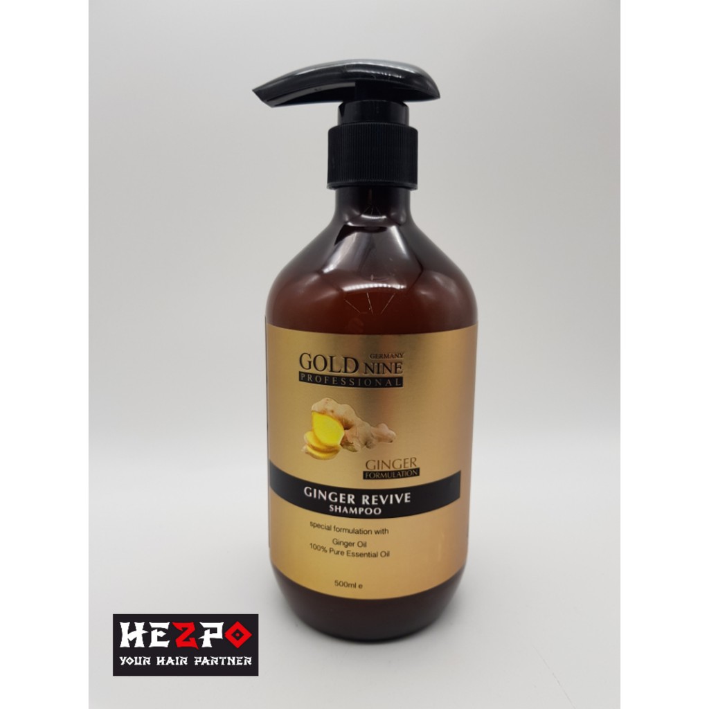 Gold Nine Ginger Revive Shampoo 500ml Shopee Malaysia