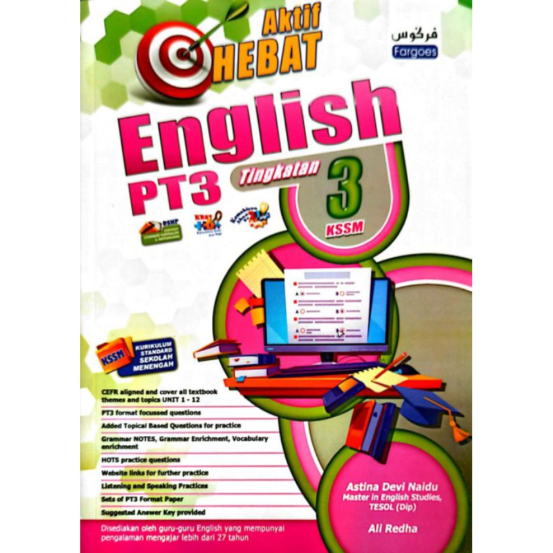 English Pt3 Tingkatan 3 Kssm Aktif Hebat Pt3 Fargoes Beserta Set Soalan Contoh Pt3 Ready Stock Shopee Malaysia