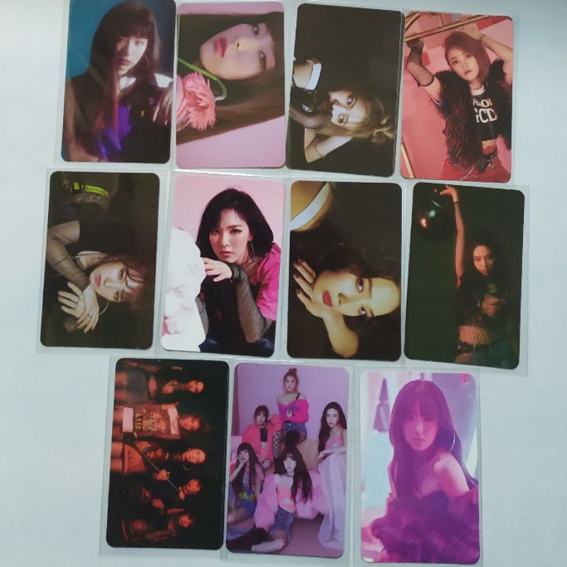 Red Velvet Bad Boy Album Kihno Photocard Member Set Shopee Malaysia