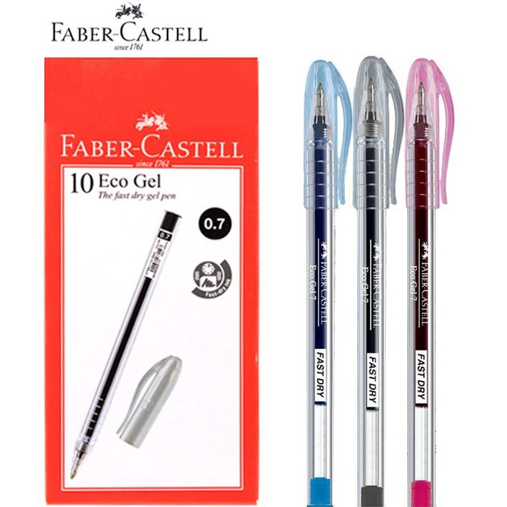 [BORONG] **Fast Dry** FaberCastell Eco Gel Pen 0.5mm / 0.7mm (Box of