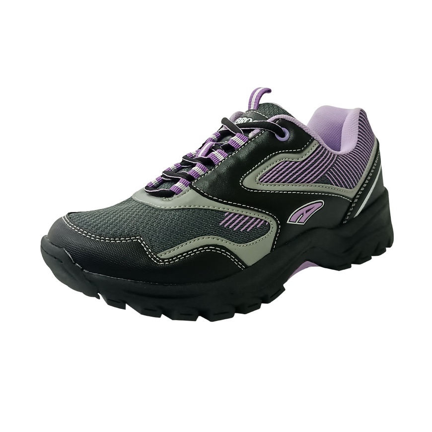 Ambros Women's Storm Chaser Hiking Trekking Shoes - Grey/Purple