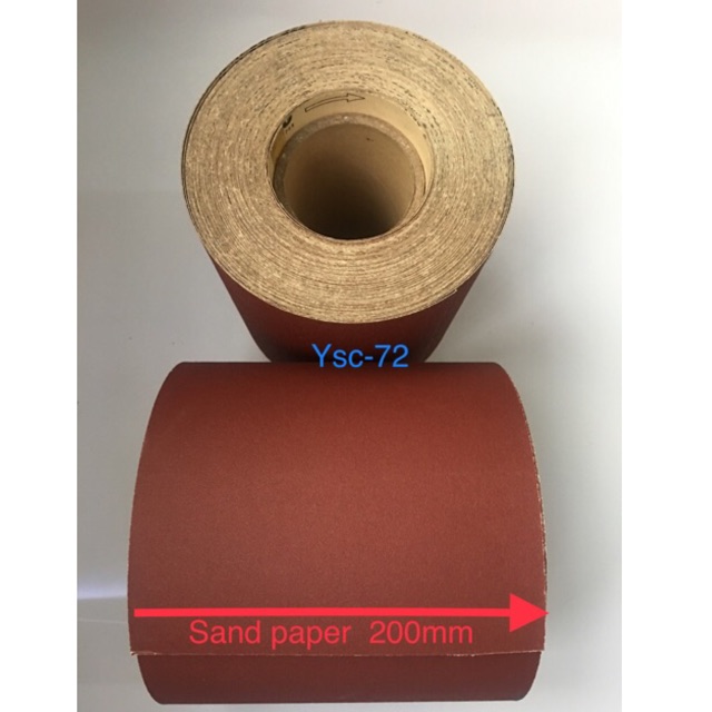 TAGA SAND PAPER ROLL ALUMINIUM OXIDE ABRASIVE SAND PAPER ROLL 200MM X