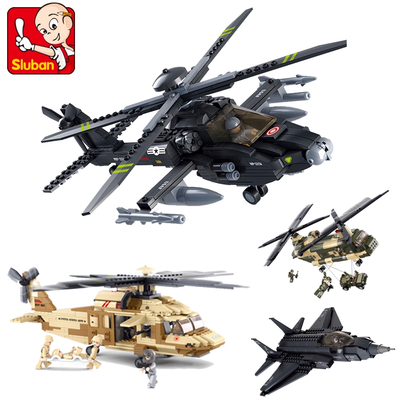 KA-52 Alligator Military Helicopter Bricks Blocks Construction Toy ...