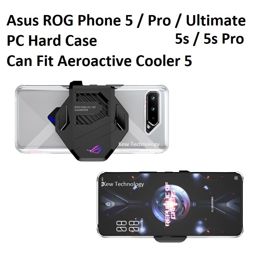 Asus ROG Phone 5/5 Pro/5s/5s Pro/Ultimate PC Case (Can Fit Aeroactive Cooler 5)