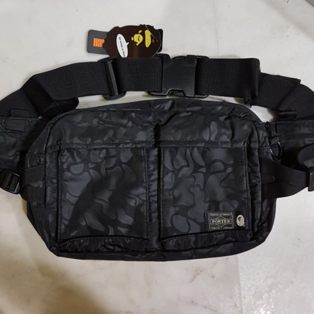 porter x bape sling bag