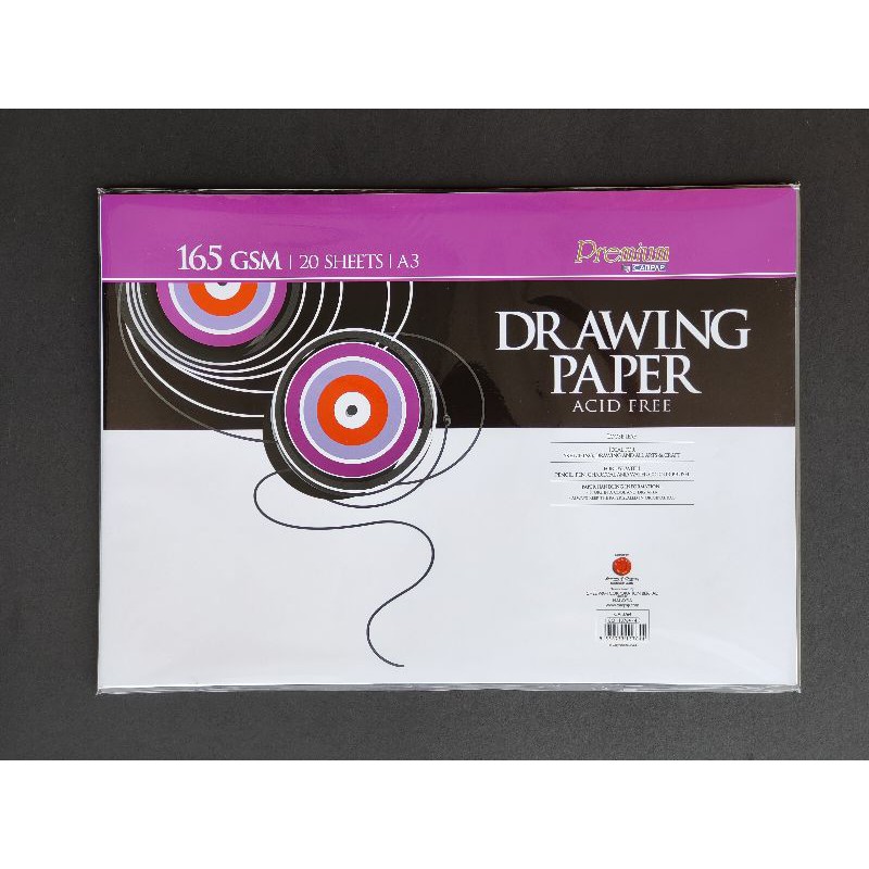 Campap Premium Drawing Paper A3 165GSM 20 Sheets Shopee Malaysia