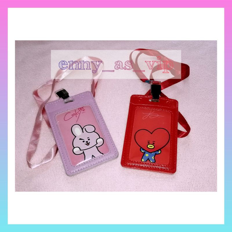 (Ready) Card Holder Bt21 (Cooky & Tata) Shopee Malaysia