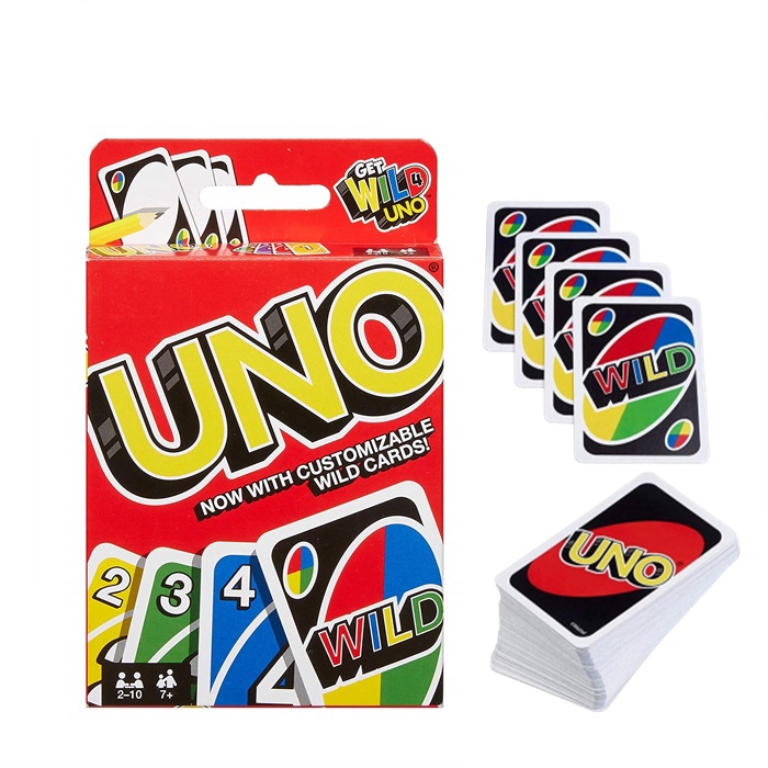 UNO Card Game Cards With Customizable Wild Card Shopee Malaysia