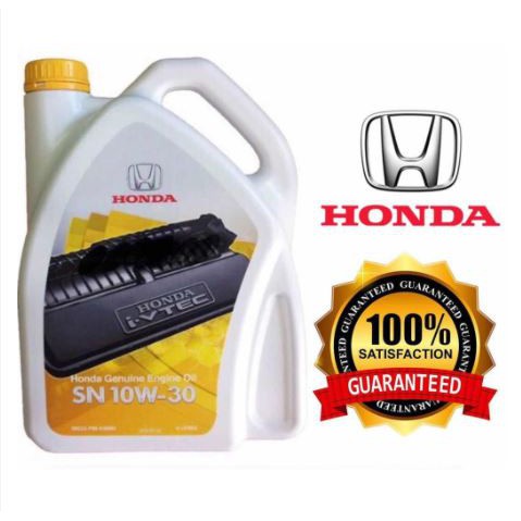 Honda Genuine Mineral 10w30 4l Engine Oil Minyak Hitam Enjin Kereta Car City Civic Accord Jazz Hrv Crv Insight