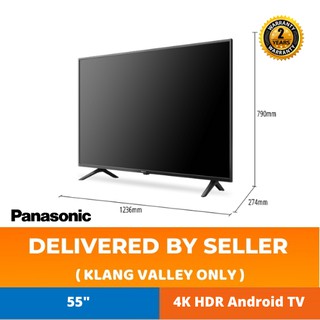 Panasonic 65 Gx600 4k Uhd Hdr Smart Tv Th 65gx600k Shopee Malaysia