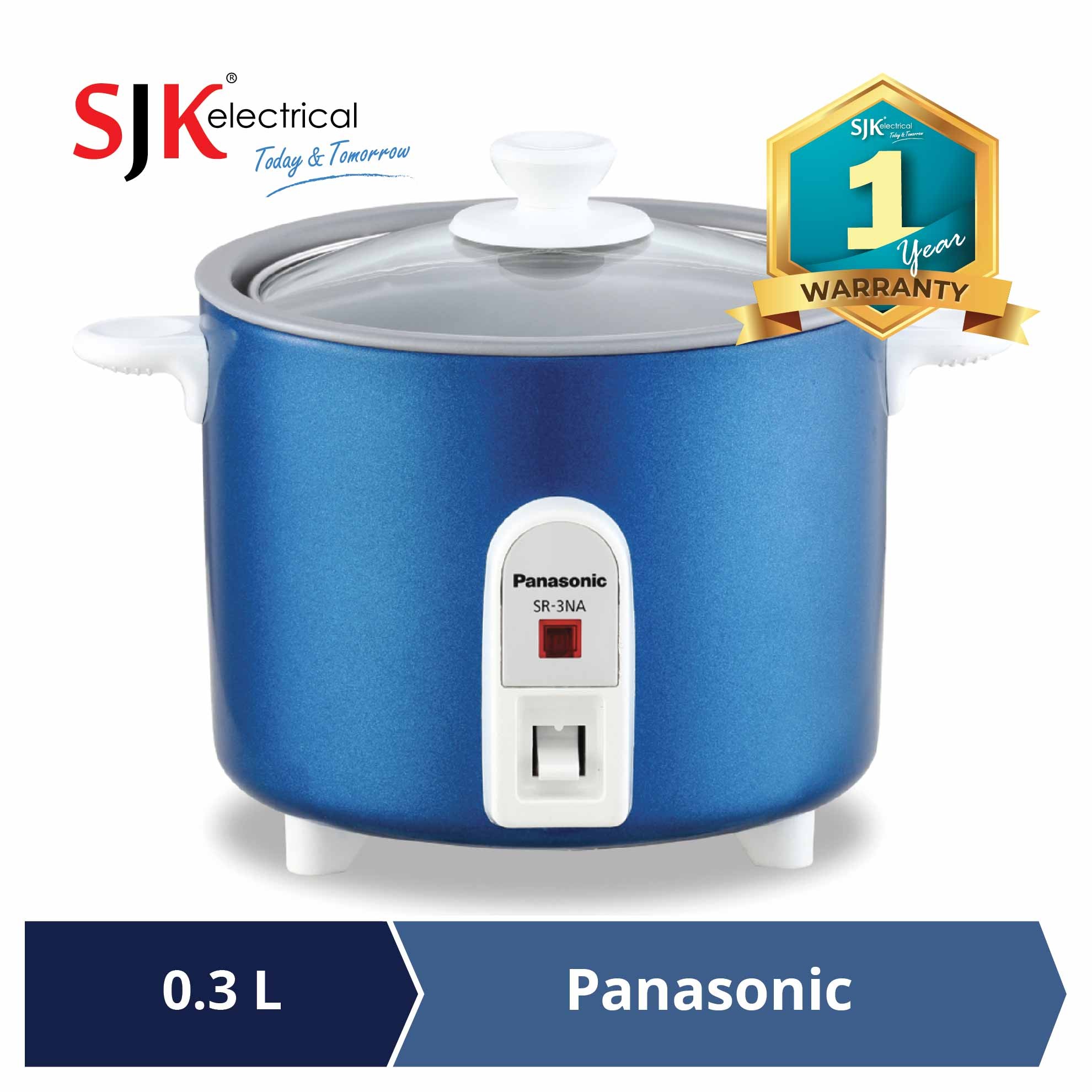 Panasonic Mini Rice Cooker SR3NA (0.3L) One Button Operation Shopee