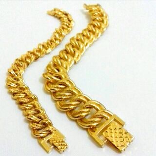 Sajat Gold  Korea 24K Coco  916  Copy 24K Gold  Bracelet 