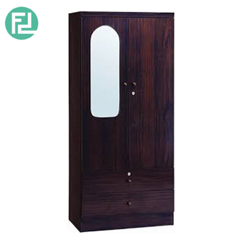 Furniture Direct Gordon 2 Door Wardrobe With Mirror Capuccino