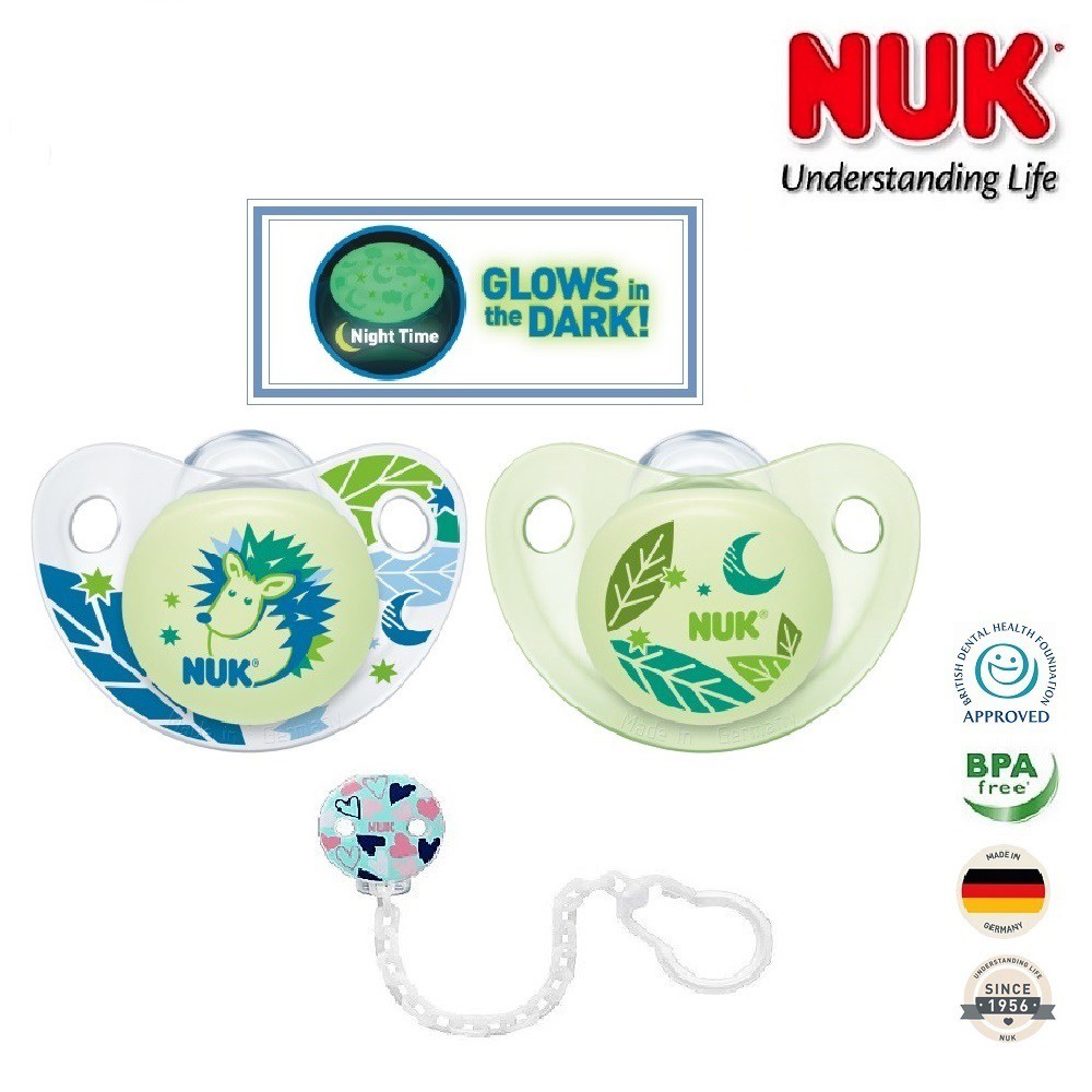 green nuk pacifier