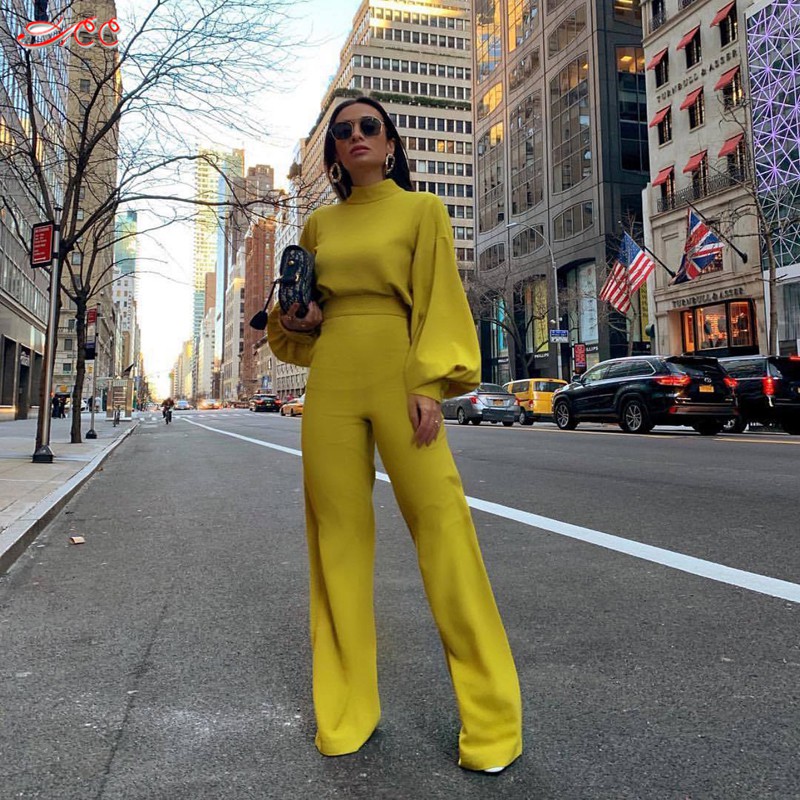 jumpsuit yellow color