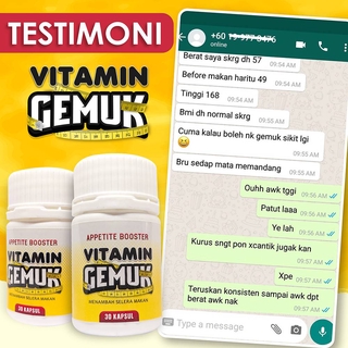 Ubat Gemuk Weight gain, Vitamin Gemuk Tambah Berat Badan 100% HERBA