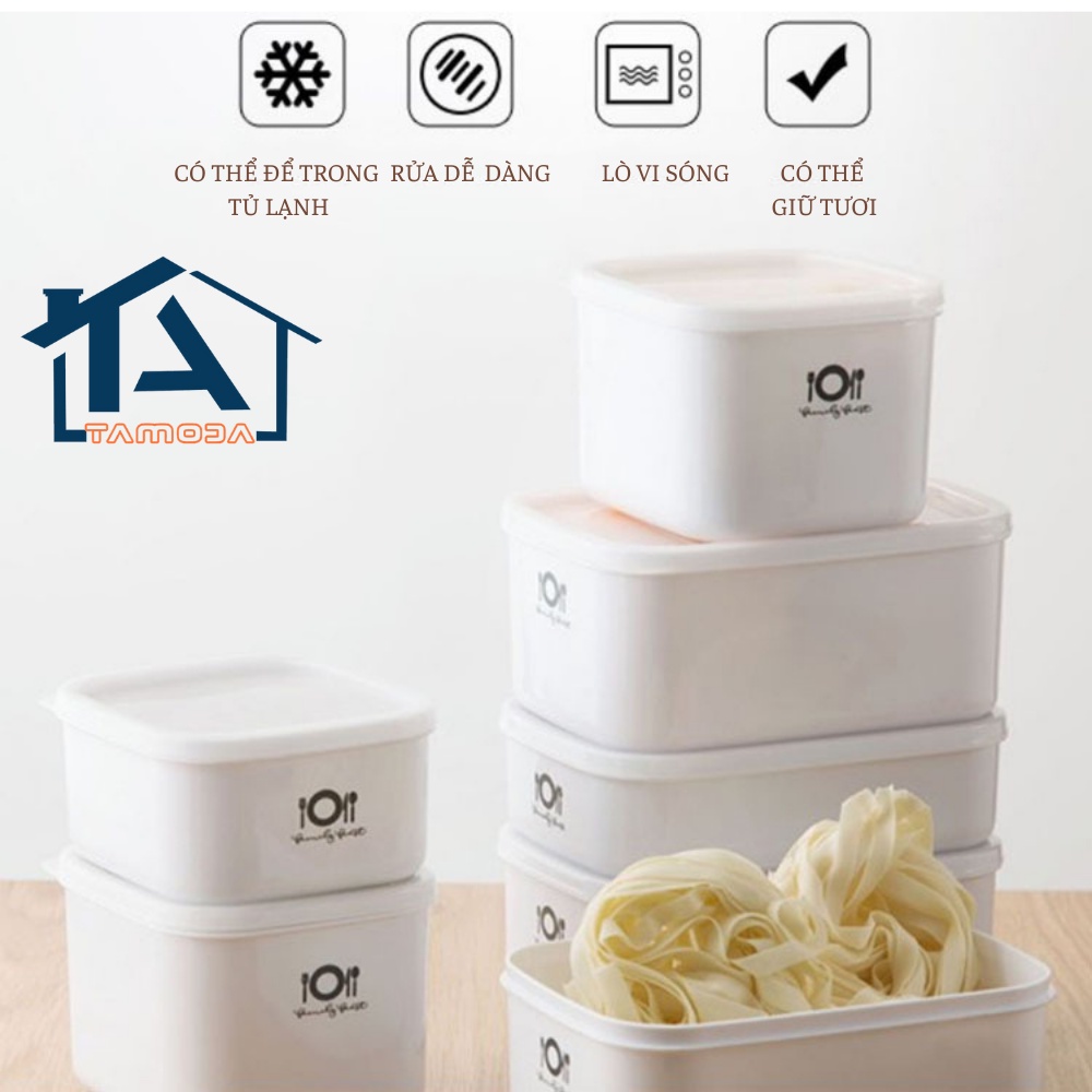 Food containers for frozen food storage high quality tupperware plastic