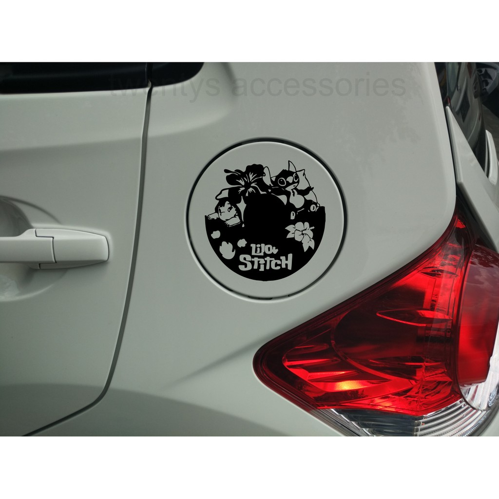 LILO N STITCH STICKERS GLASS CAR STICKERS BODY CAR STICKERS CLOSE TANK