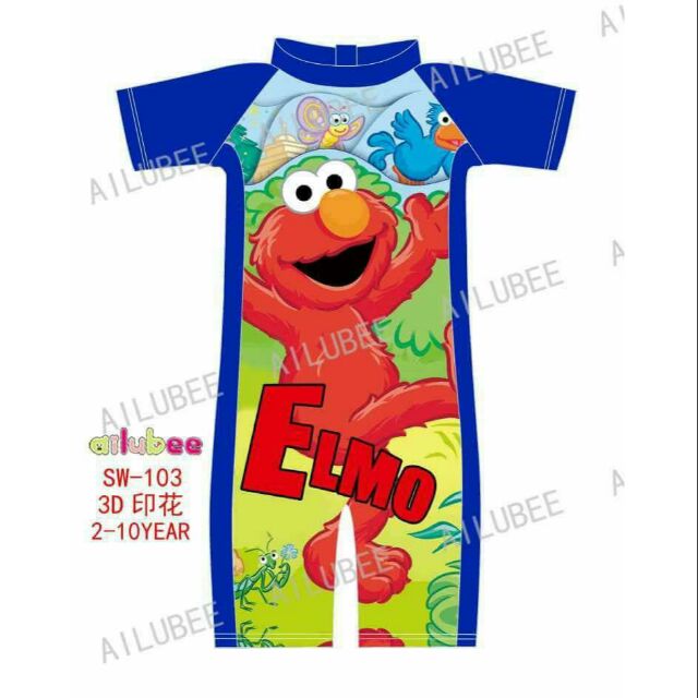 elmo bathing suit boy