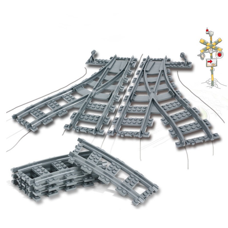 lepin train track