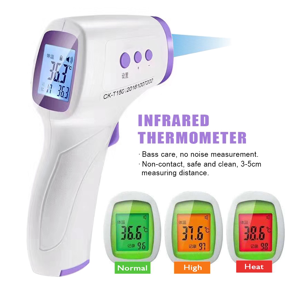 Infrared Thermometer Forehead Baby Adult Digital Thermometer Gun Non Contact Body Temperature Measurement