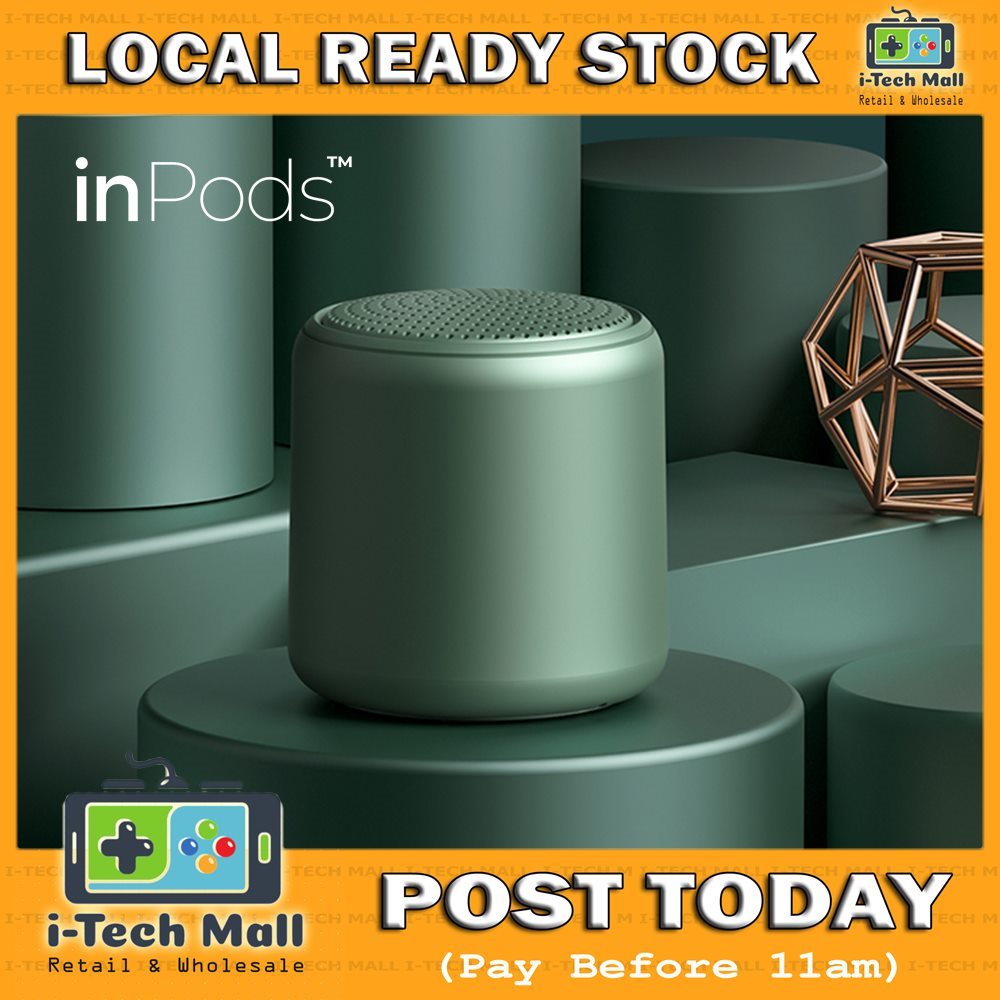 INPODS Macaron Little Fun Bluetooth Speaker Mini Small TWS Portable Wireless Loudspeaker Inpod MP3 Pink Matte Christmas