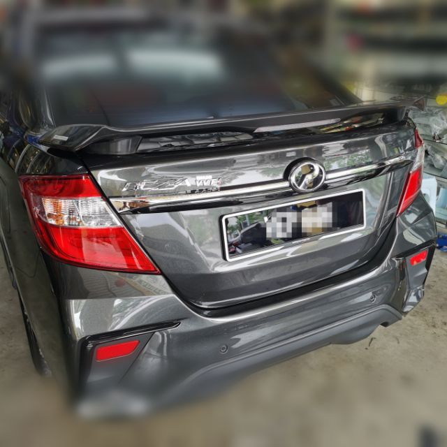  Bezza  trd spoiler with paint granite  grey  Shopee Malaysia