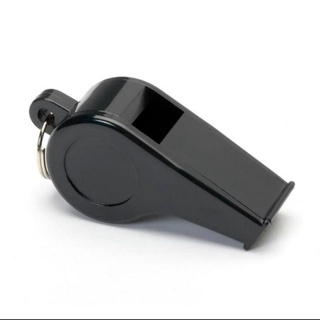 Decathlon Football Black Plastic Whistle (Easy Use) - Kipsta