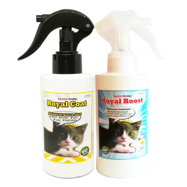 AzfaRich Ubat Kucing - Booster Kucing 200ml (Trial Pack)  Shopee 