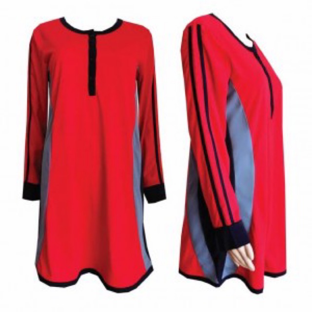 Baju Sukan Muslimah Warna Merah | Shopee Malaysia