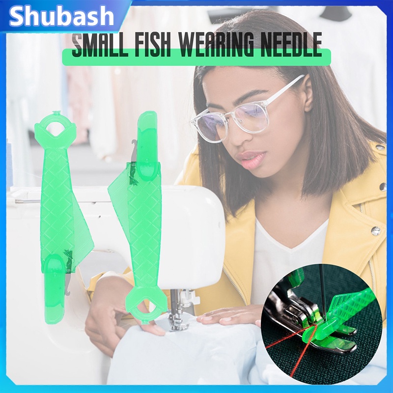 Automatic Needle Threader Small Fish Type Sewing Needle Device Elderly Quick Automatic Changer DIY Sewing Accessories