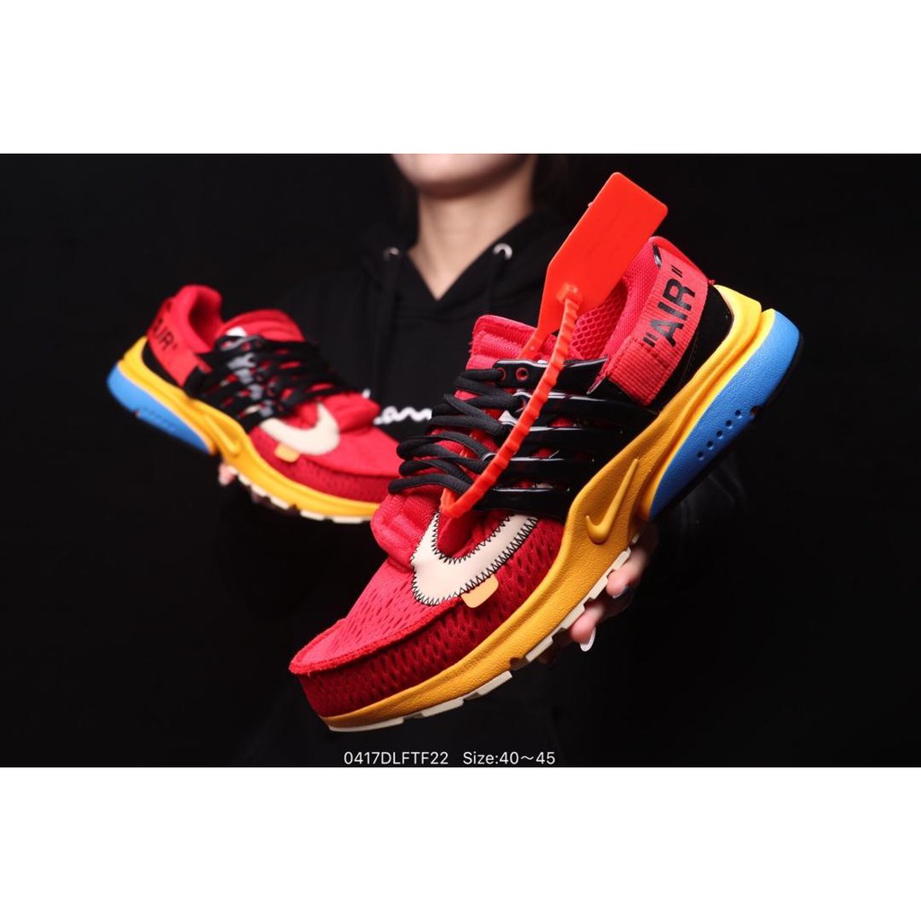 nike air presto red and white
