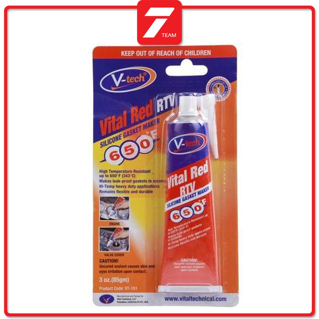 VT-151 V-Tech Vital RTV Silicone Sealant Gasket Maker 650F 85g | Shopee ...?