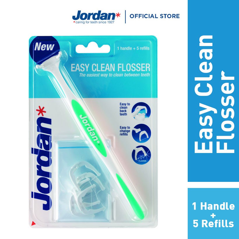 Mediate Bøde skål Jordan Easy Clean Flosser Starter With Refill | Shopee Malaysia