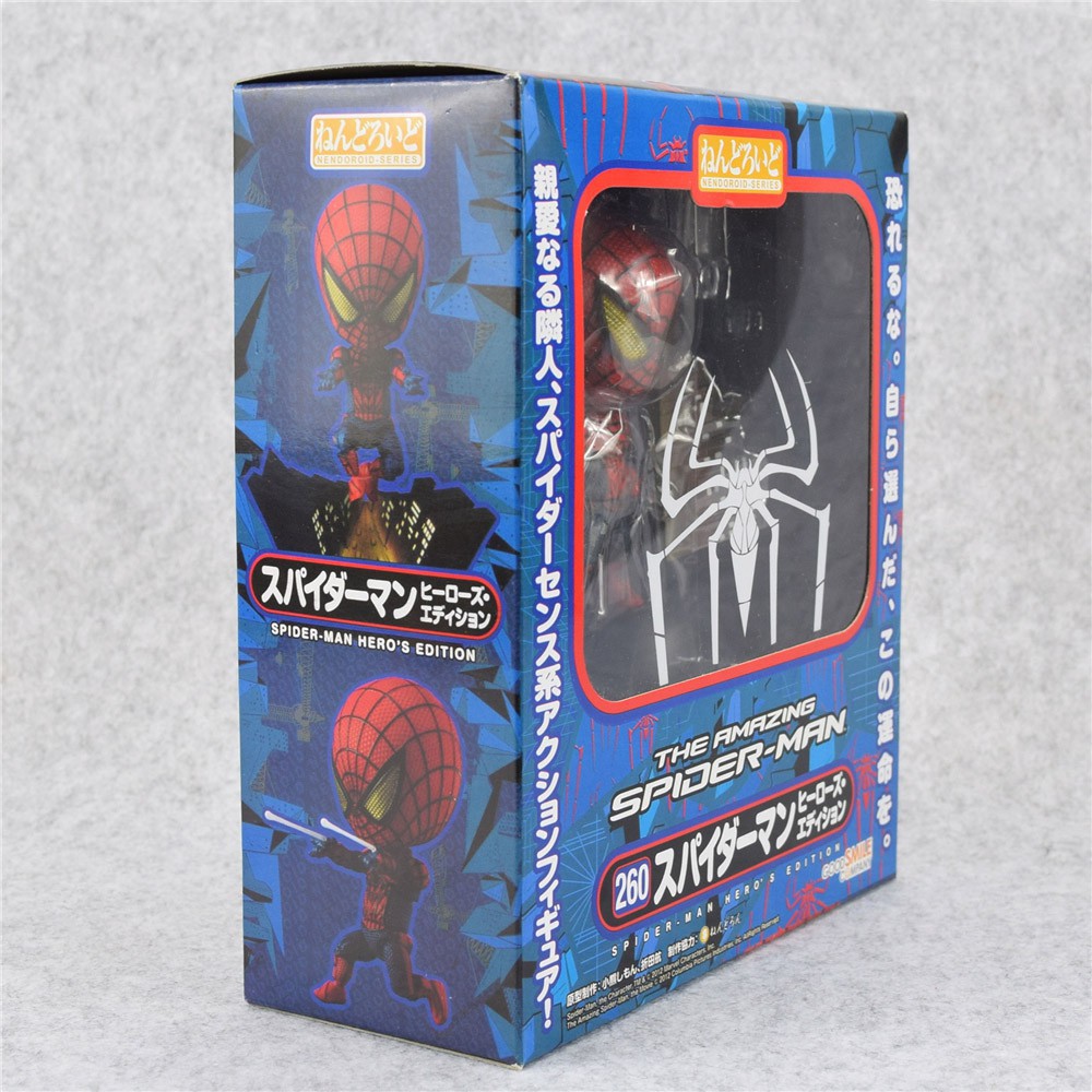 Nendoroid 4 Spider Man 260 Spider Man Spiderman Pvc Action Figure Shopee Malaysia - how to make spider man in roblox gaiia