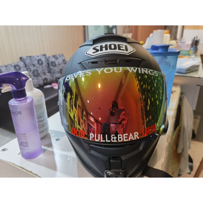 gives you wings ( helmet visor ) reflection Orarite Germany original