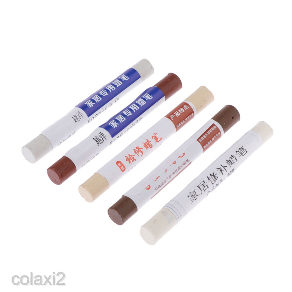 5x Furniture Crayon Repair Floor Doors Wood Wax Stick Touch Up