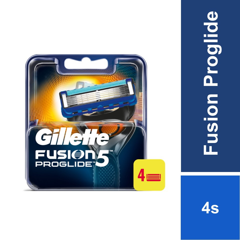 Gillette Fusion ProGlide Manual Refills (4 pcs) | Shopee Malaysia