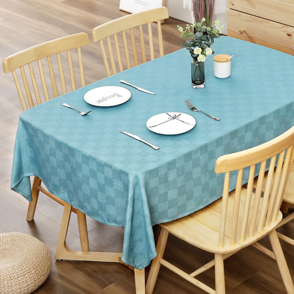 small red tablecloth