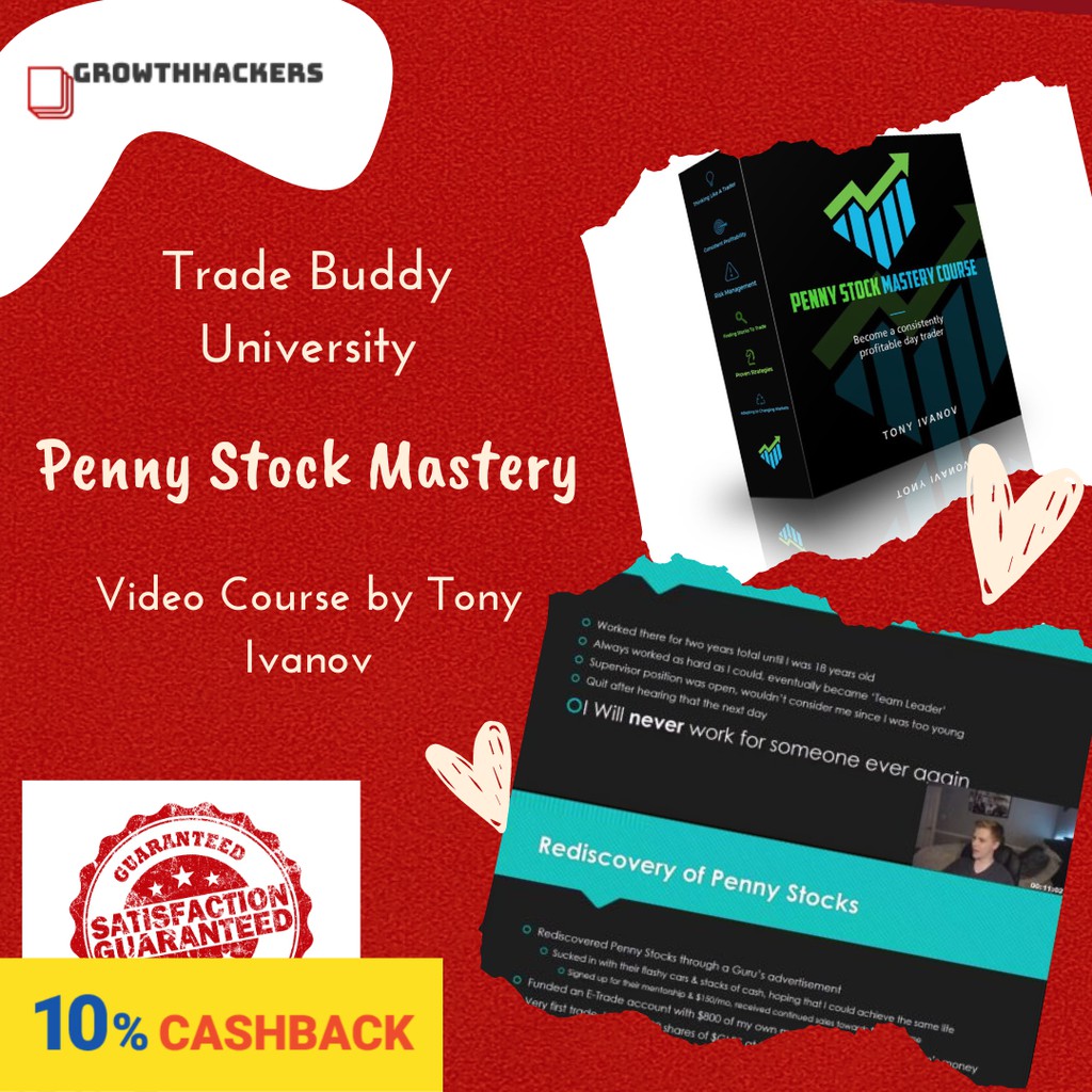 Tradebuddy University Penny Stock Mastery Full Video Course Video Saham Global Trading Indicators Ea Free Steven Dux Shopee Malaysia