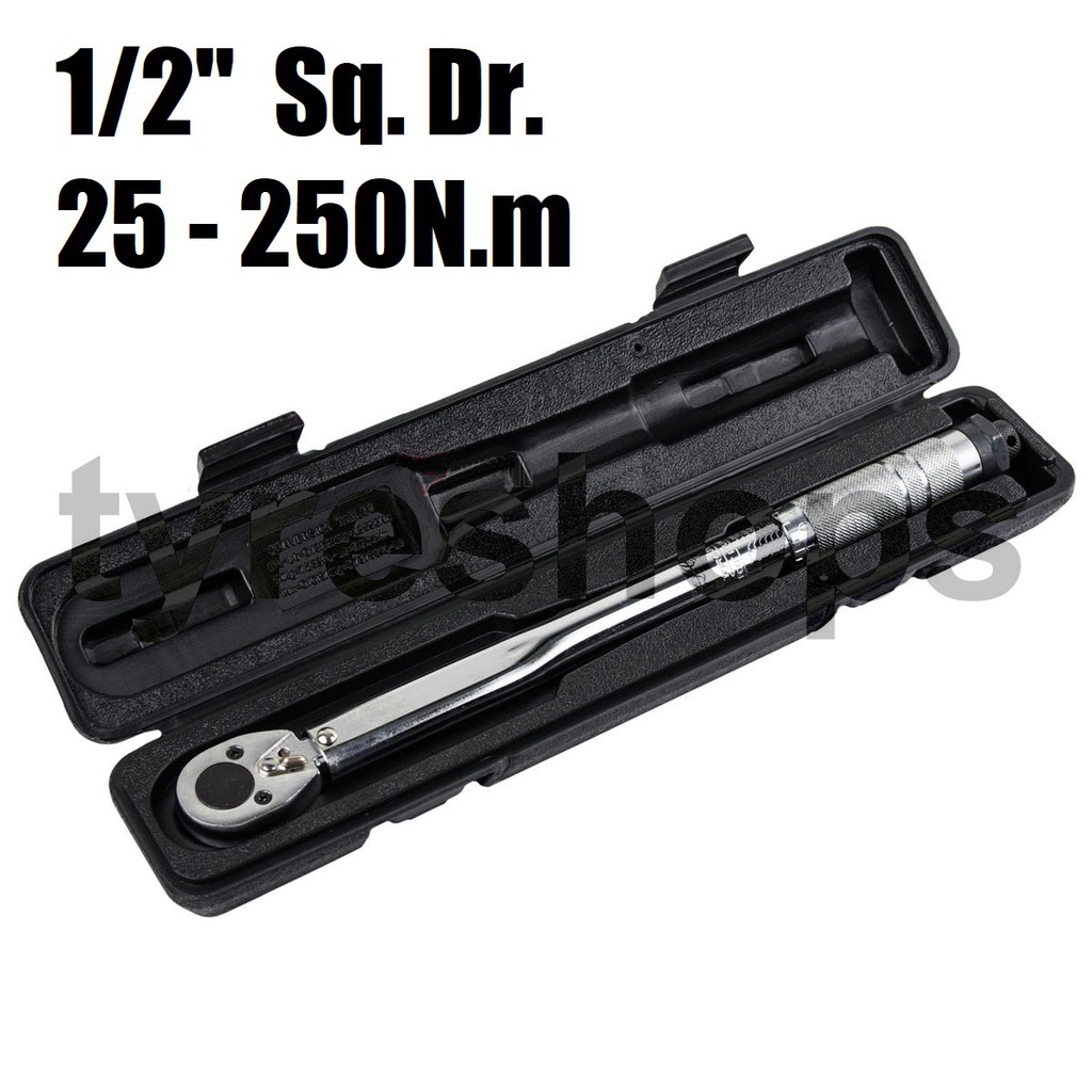 Mechpro Torque Wrench 1 2in Dr With Sockets Mpw107 