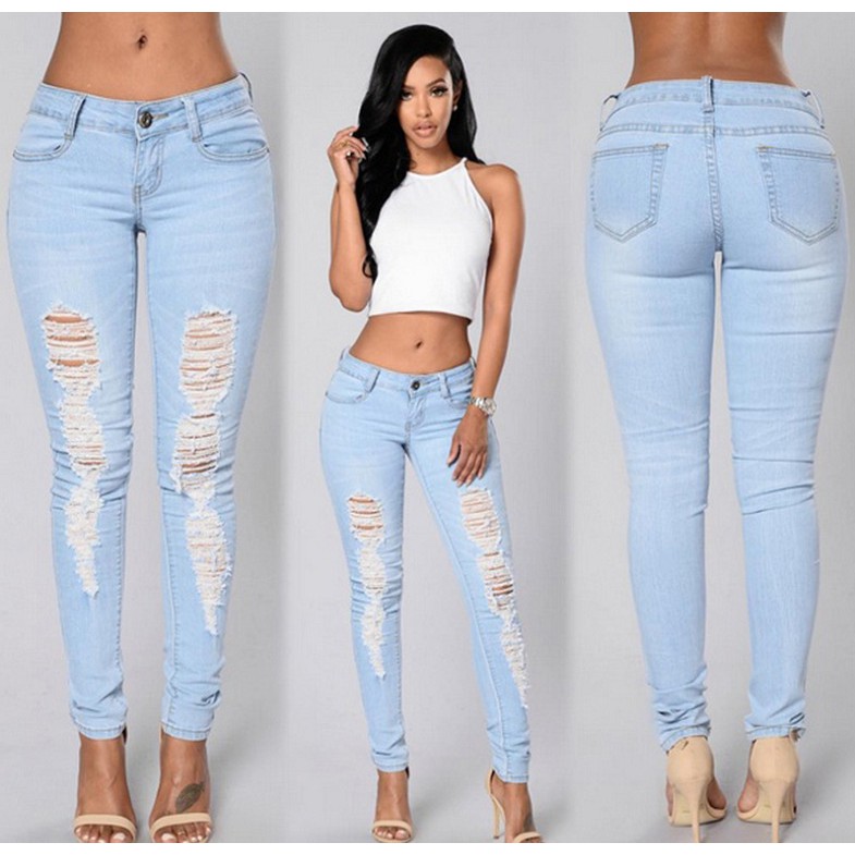 destroyed jeans womens