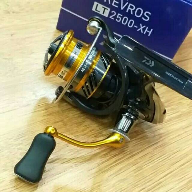 Reel Daiwa Revros Lt 2500-xh Drag 10kg 4bb Fishing Pulley 2500