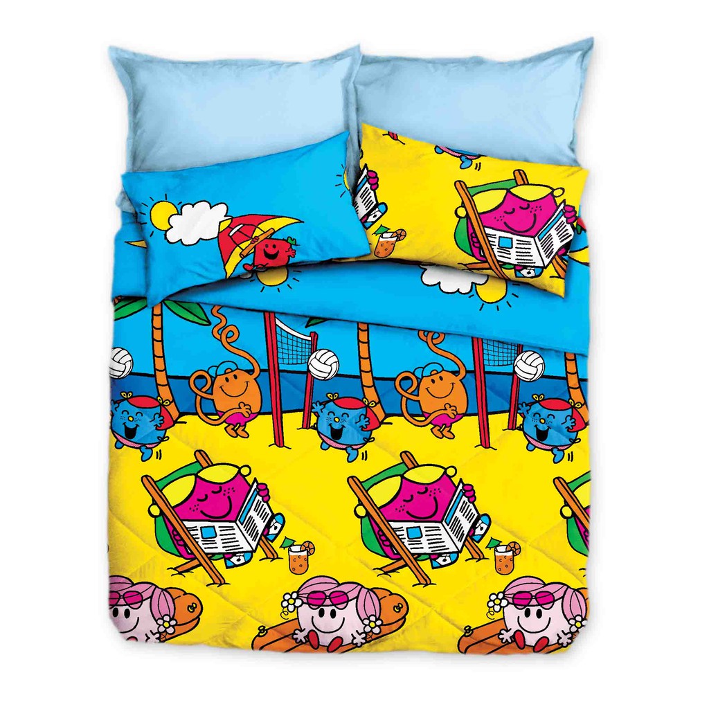 Chester L O N D O N Mr Men Little Miss 350 Thread Count Single